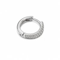 Mono orecchino Idee Preziose dal 1987 in Oro bianco Zircone IP.OK18B/223